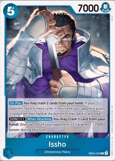 Issho (EB04-022) One Piece card