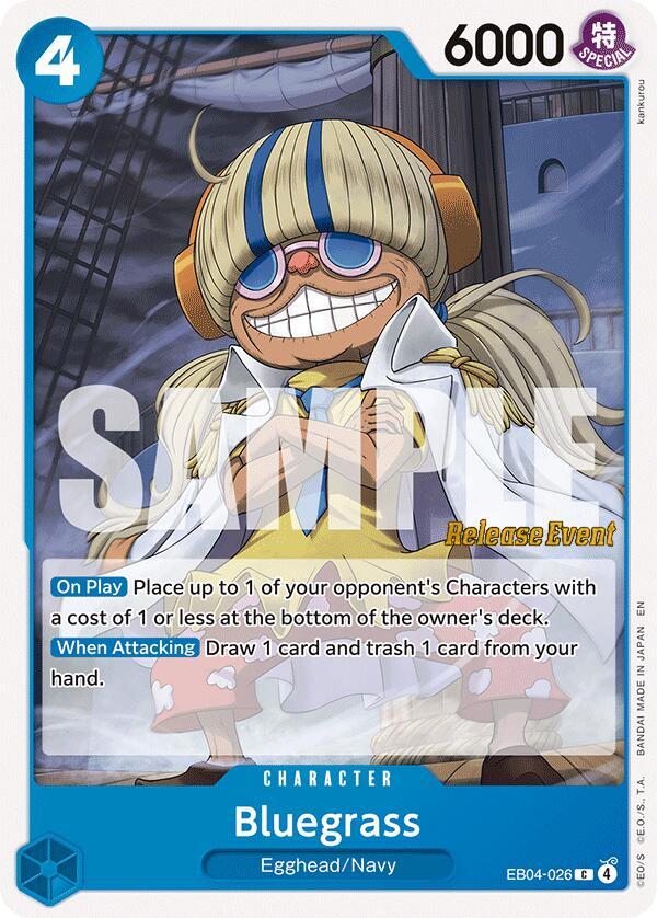 Bluegrass (EB04-026_r1) Reprint One Piece card