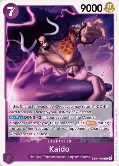 Kaido (EB04-030) One Piece card