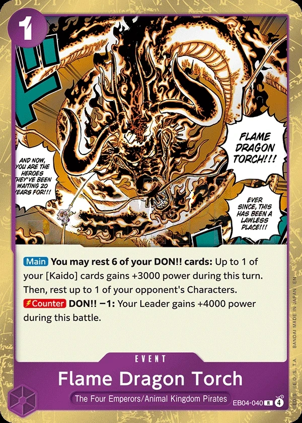 Flame Dragon Torch (EB04-040) One Piece card