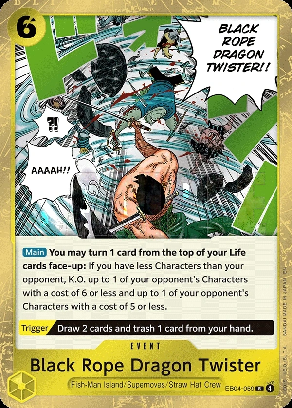 Black Rope Dragon Twister (EB04-059) One Piece card