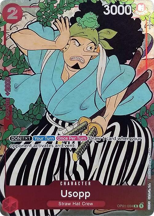 Usopp (OP01-004_p1) Alt Art One Piece card