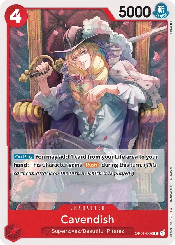 Cavendish (OP01-008) One Piece card
