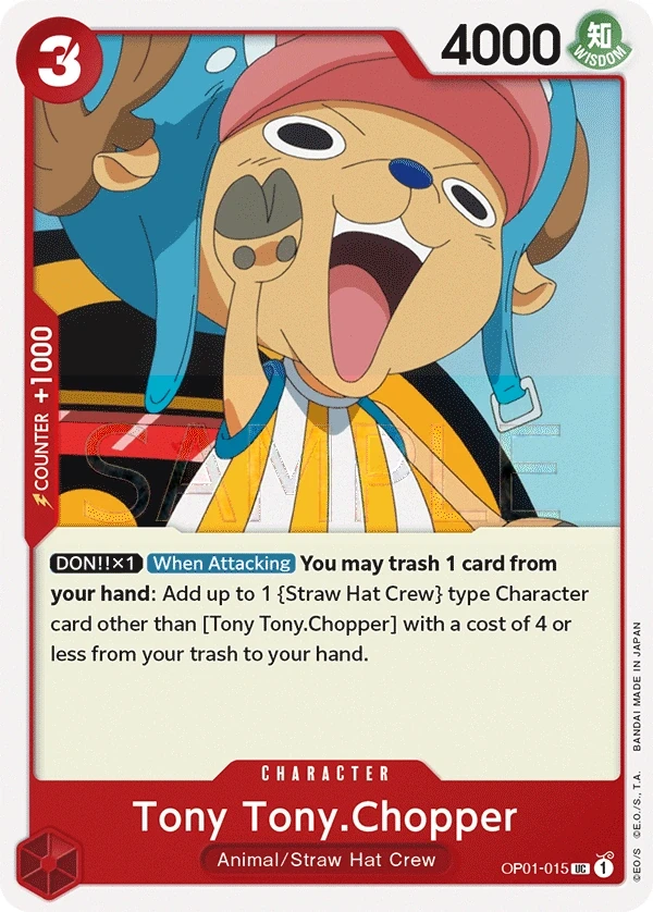 Tony Tony.Chopper (OP01-015) One Piece card