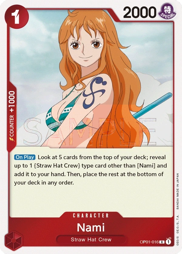 Nami (OP01-016) One Piece card