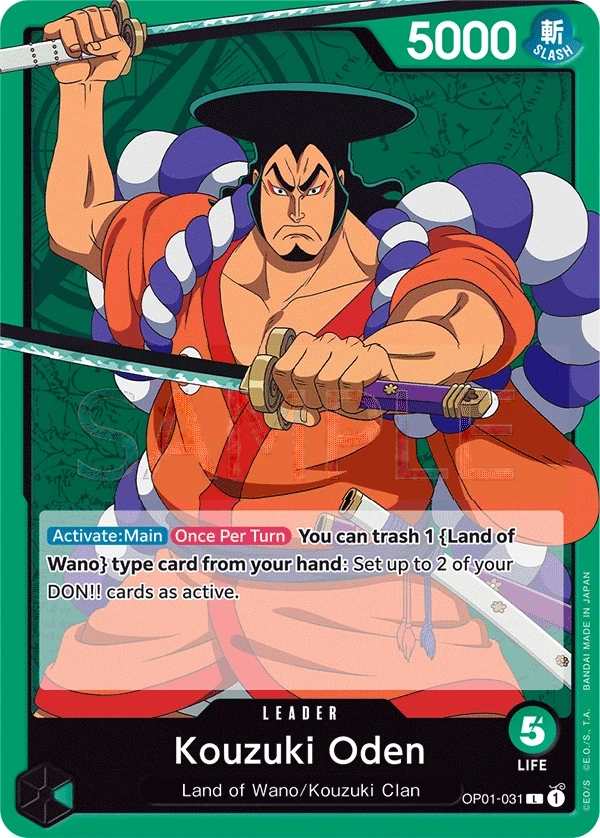 Kouzuki Oden (OP01-031) One Piece card