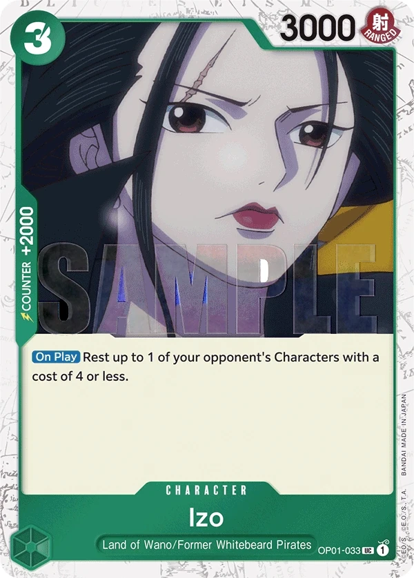 Izo (OP01-033_p3) Alt Art One Piece card