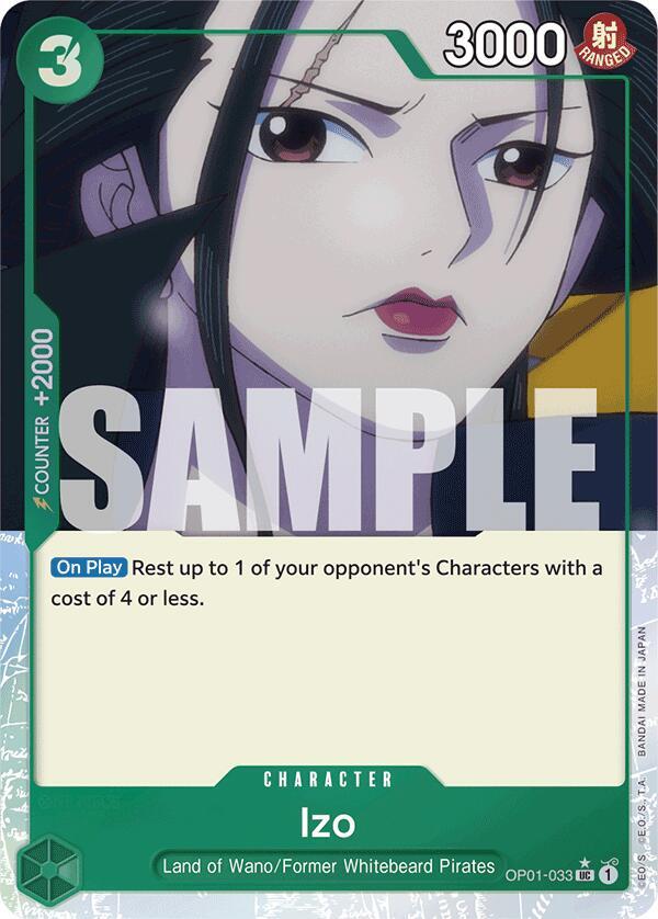 Izo (OP01-033_p5) Alt Art One Piece card