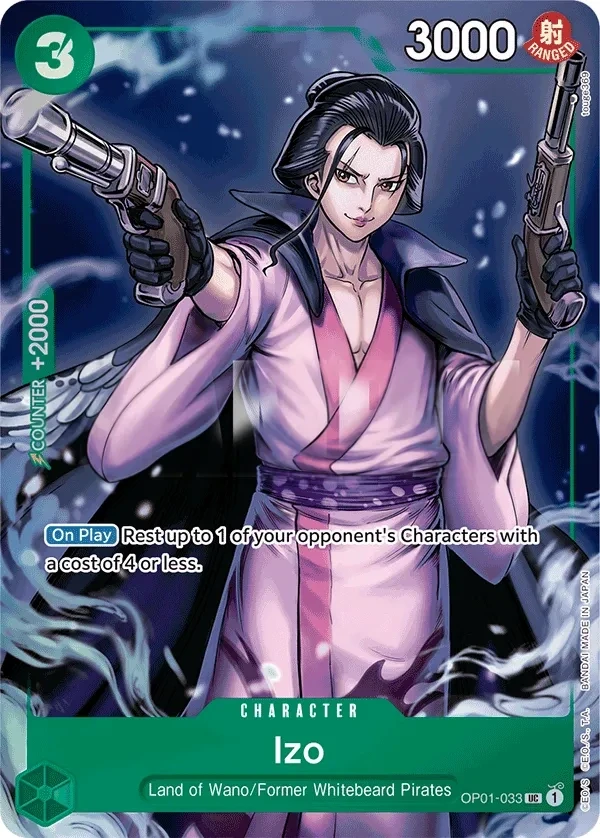 Izo (OP01-033_p6) Alt Art One Piece card