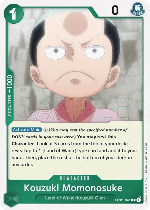 Kouzuki Momonosuke (OP01-041) One Piece card