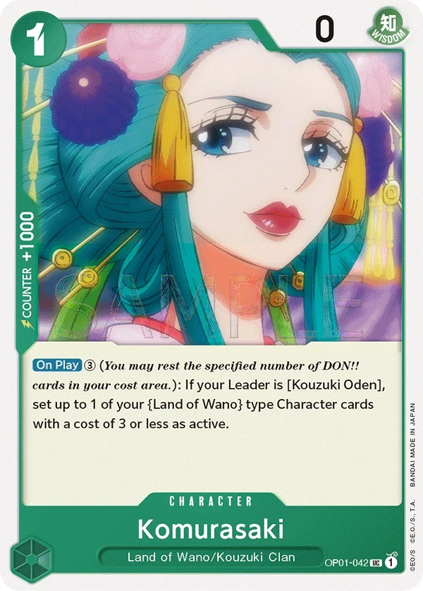 Komurasaki (OP01-042) One Piece card