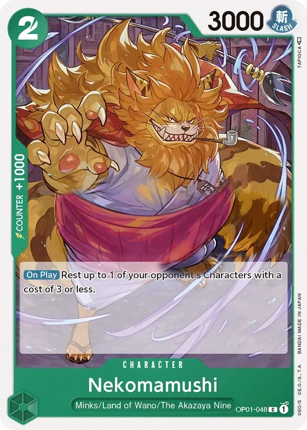 Nekomamushi (OP01-048) One Piece card