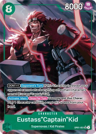 Eustass"Captain"Kid (OP01-051) One Piece card