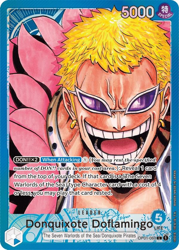 Donquixote Doflamingo (OP01-060_p1) Alt Art One Piece card