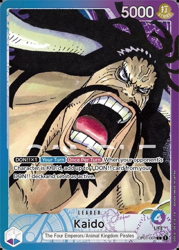 Kaido (OP01-061_p1) Alt Art One Piece card