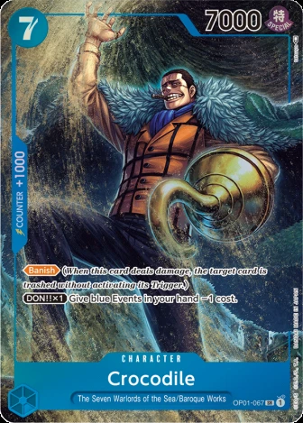 Crocodile (OP01-067) One Piece card