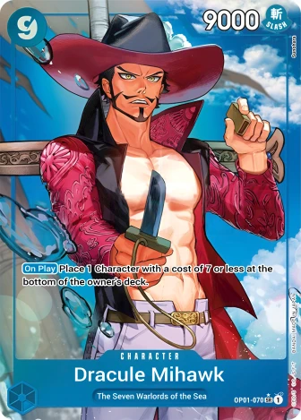 Dracule Mihawk (OP01-070) One Piece card