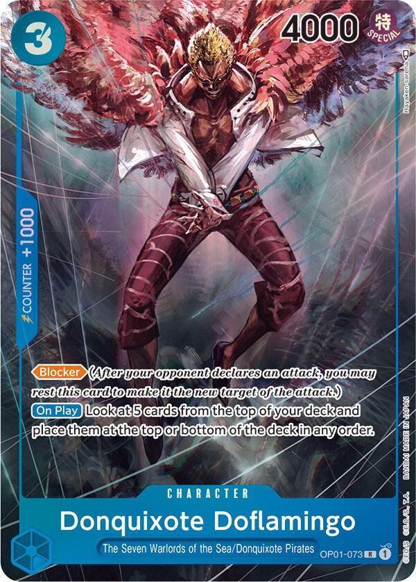 Donquixote Doflamingo (OP01-073_p1) Alt Art One Piece card