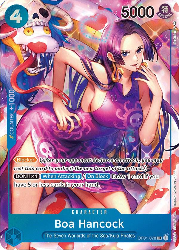 Boa Hancock (OP01-078_p1) Alt Art One Piece card
