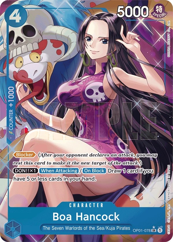 Boa Hancock (OP01-078_p4) Alt Art One Piece card