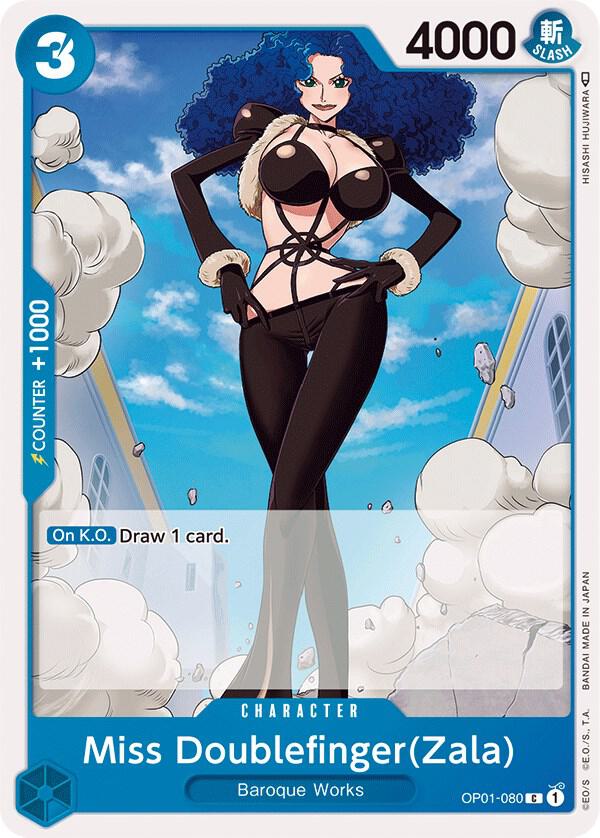 Miss Doublefinger(Zala) (OP01-080) One Piece card