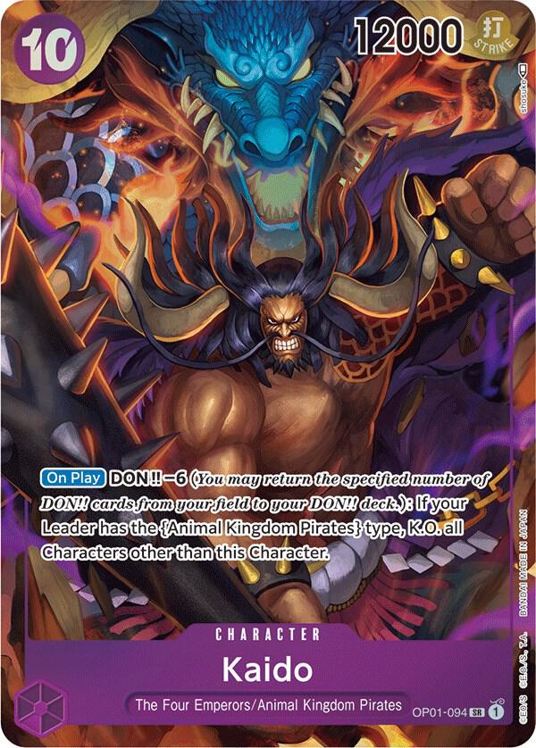 Kaido (OP01-094_p1) Alt Art One Piece card