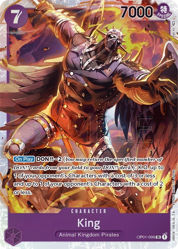 King (OP01-096) One Piece card