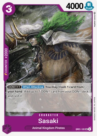 Sasaki (OP01-101) One Piece card