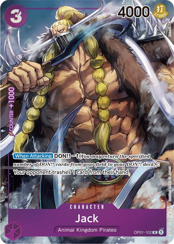 Jack (OP01-102_p1) Alt Art One Piece card