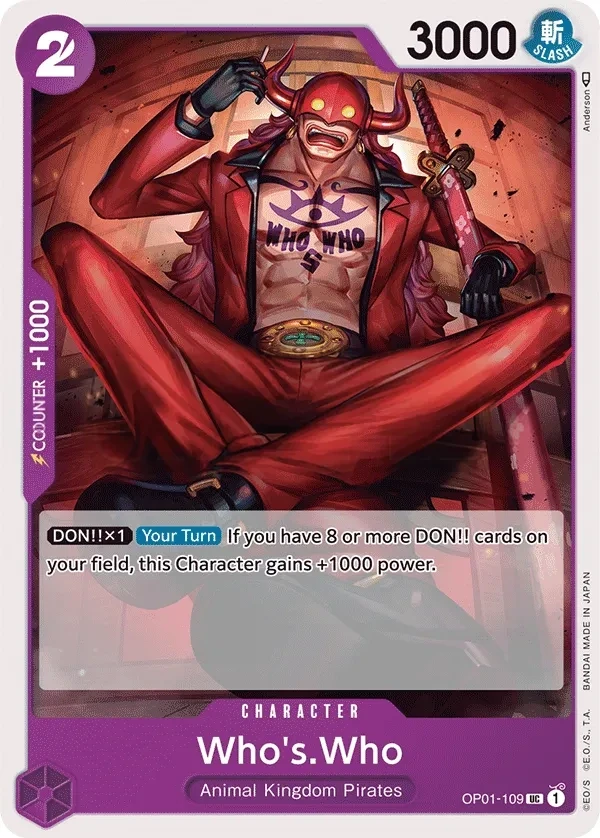 Who's.Who (OP01-109) One Piece card