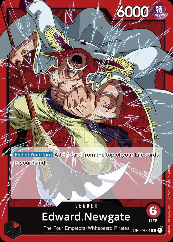 Edward.Newgate (OP02-001) One Piece card
