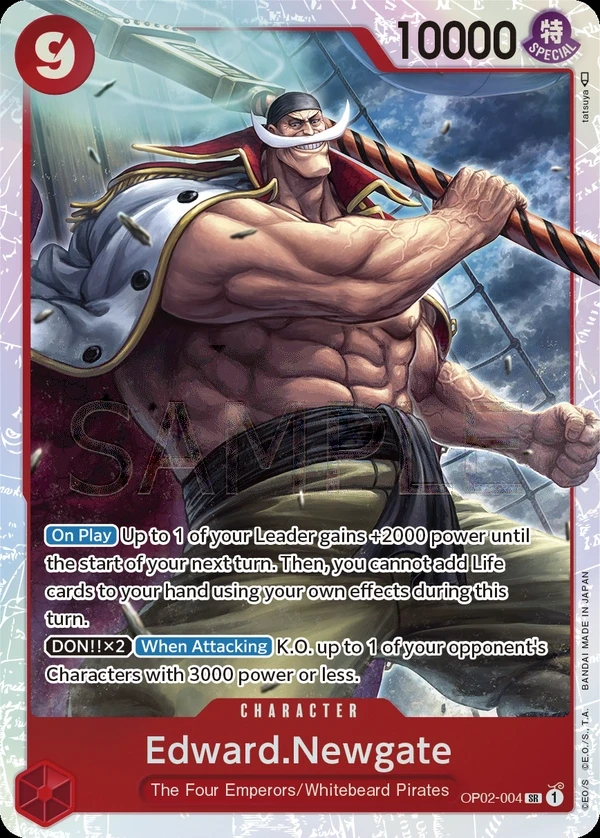 Edward.Newgate (OP02-004) One Piece card