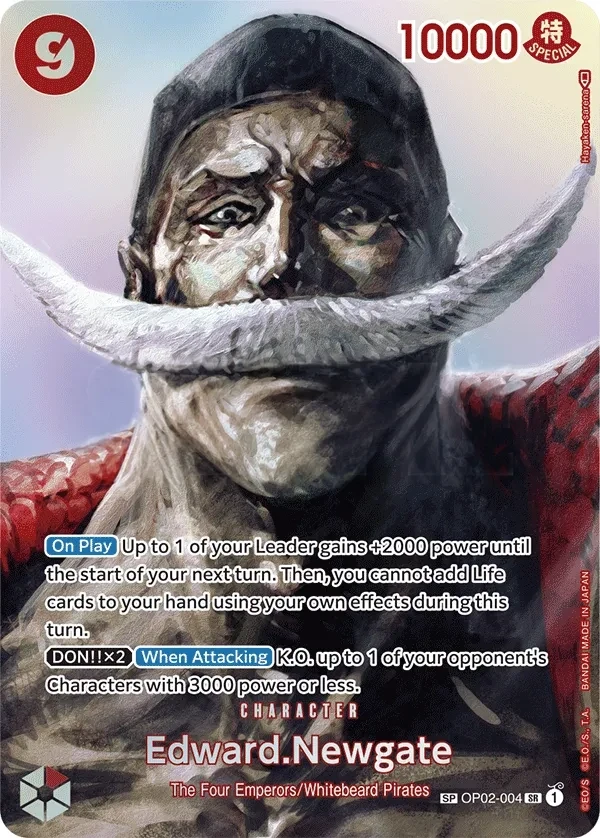 Edward.Newgate (OP02-004_p2) SP One Piece card