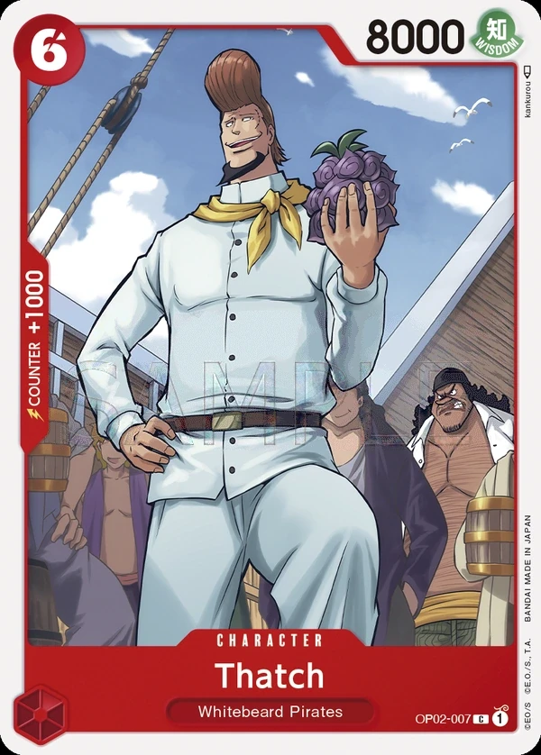 Thatch (OP02-007) One Piece card