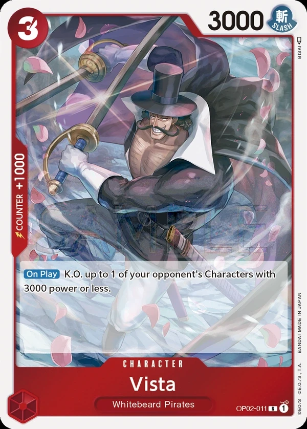Vista (OP02-011) One Piece card