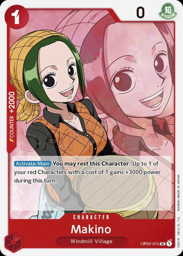 Makino (OP02-015) One Piece card