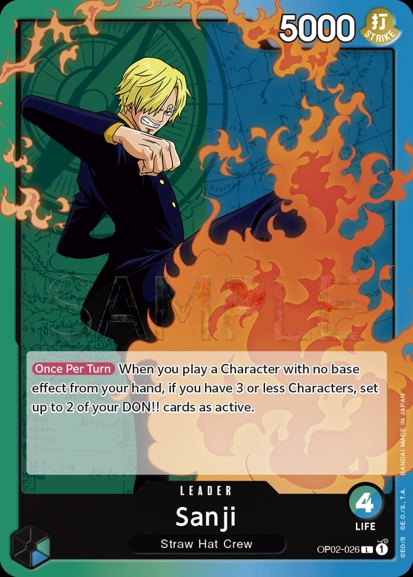 Sanji (OP02-026) One Piece card