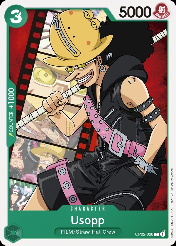 Usopp (OP02-028) One Piece card