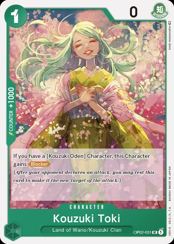 Kouzuki Toki (OP02-031) One Piece card