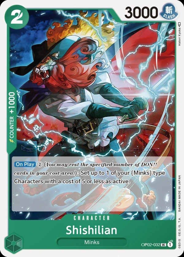 Shishilian (OP02-032) One Piece card