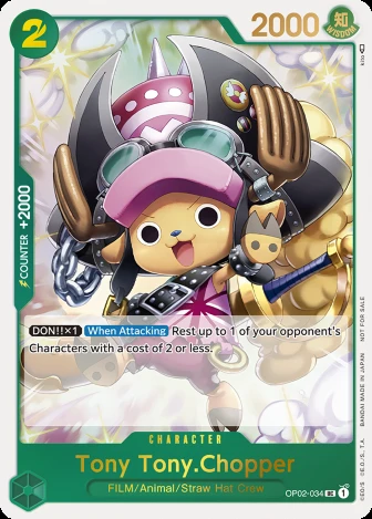 Tony Tony.Chopper (OP02-034) One Piece card