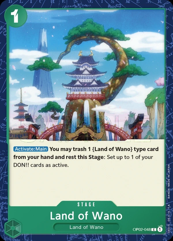 Land of Wano (OP02-048) One Piece card