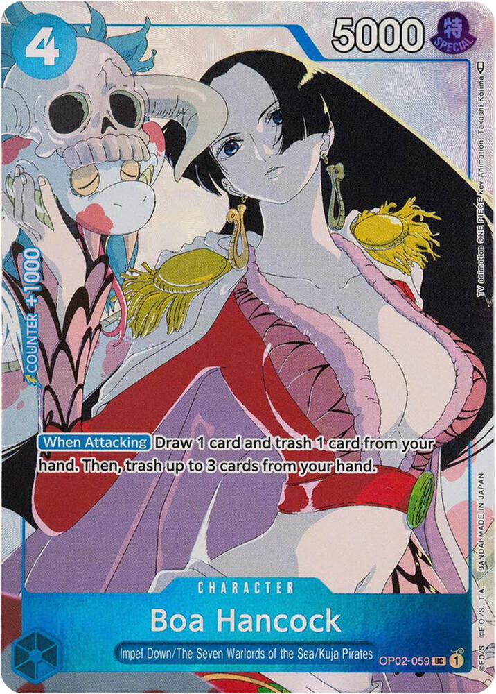 Boa Hancock (OP02-059_p2) Alt Art One Piece card