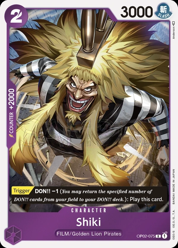 Shiki (OP02-075) One Piece card