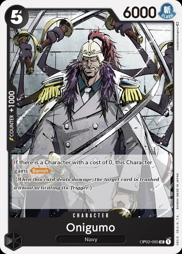 Onigumo (OP02-095) One Piece card