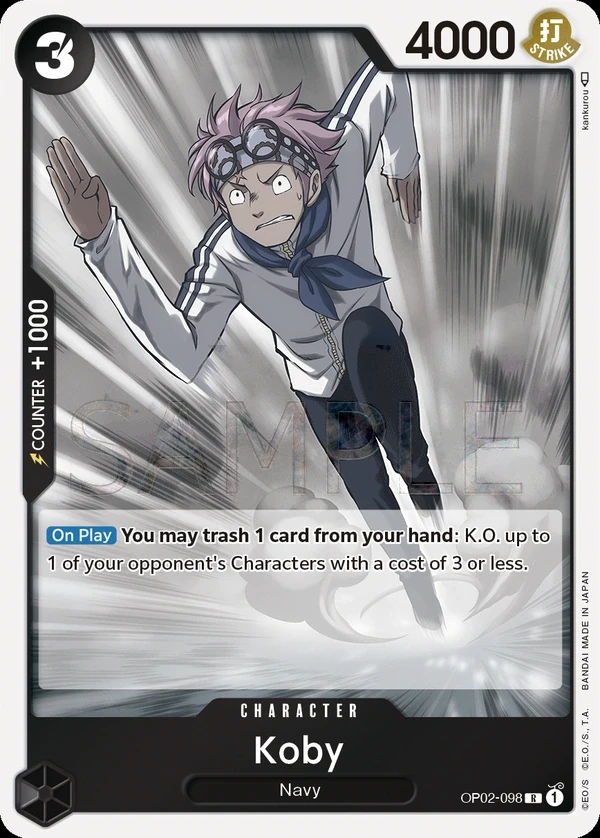 Koby (OP02-098) One Piece card