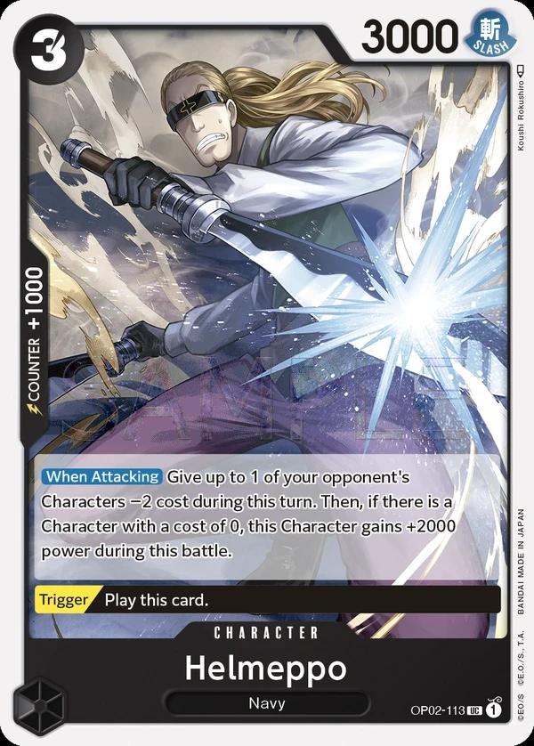 Helmeppo (OP02-113) One Piece card