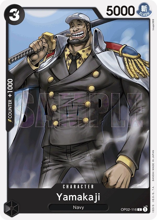 Yamakaji (OP02-116_r1) Reprint One Piece card