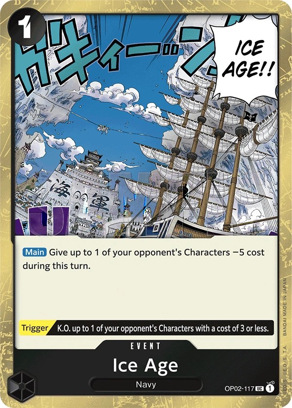 Ice Age (OP02-117_p5) Alt Art One Piece card