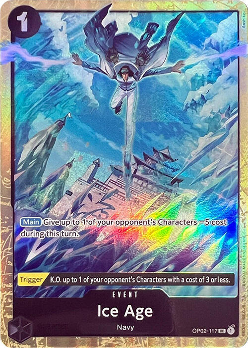 Ice Age (OP02-117_p7) Alt Art One Piece card